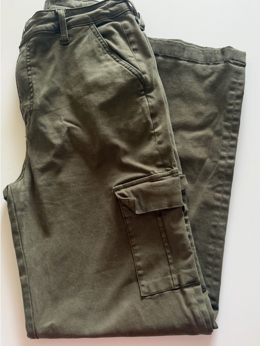 Women’s Kut From The Kloth Olive Green Cargo Pants
